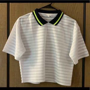 Oversized polo shirt
